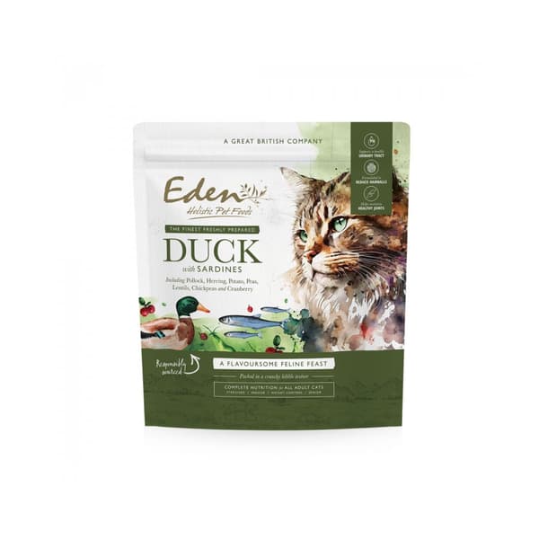EDEN And & Sardiner - tørfoder til katte - 1,5 kg