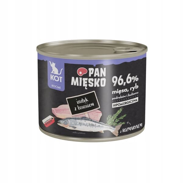 Mr. Meat Cat - Kalkon med lax - 200g