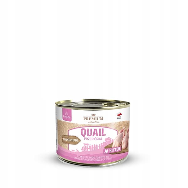 POKUSA CAT - Kattmat på burk - Vaktel - 200 g