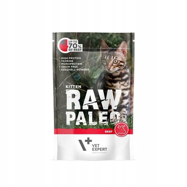 RÅ PALEO KITTEN - Nötkött - 100g