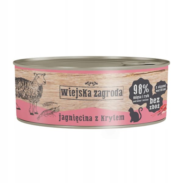 Wiejska Zagroda - Lamm med krill - 85g