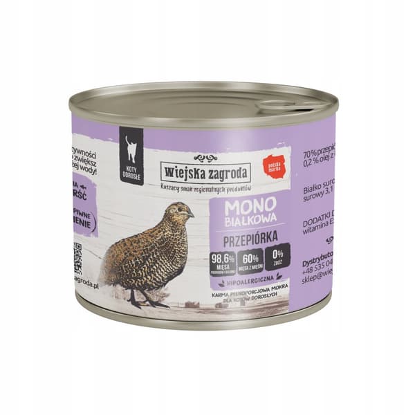 COUNTRY FARM MONO CAT - Vaktel - 200g