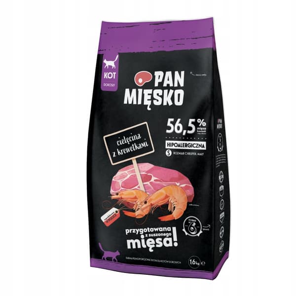 Mr. Meat Cat - Kalvkött med räkor - 1,6 kg