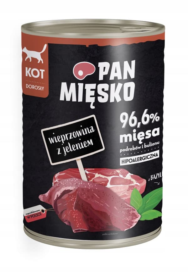 Mr. Meat Cat - Fläsk med Hjort - 400g
