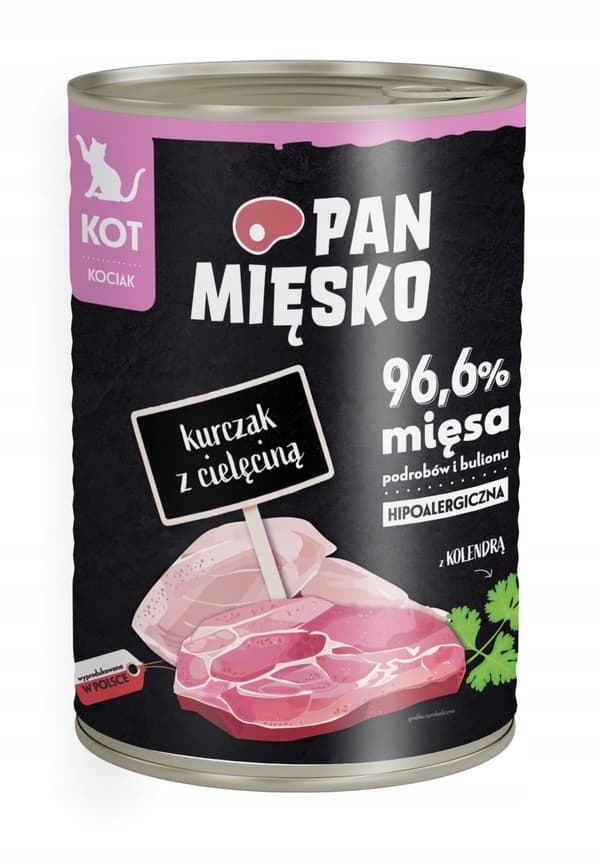Mr. Meat Cat - Kyckling med kalvkött - 400g