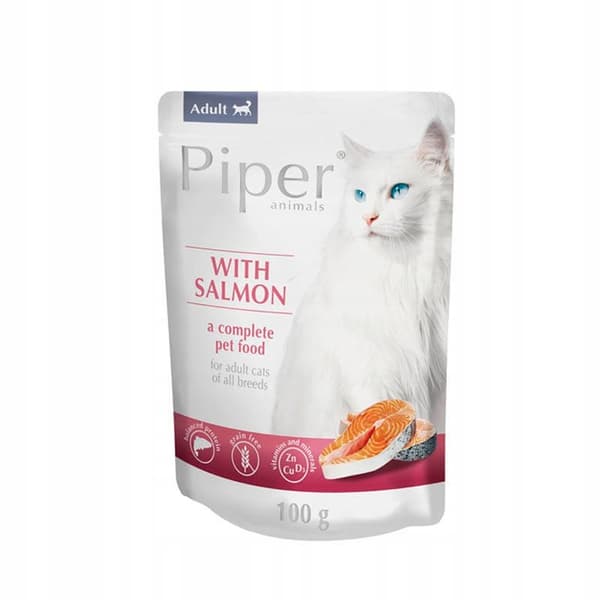 DOLINA NOTECI PIPER - Laks 100g - Kattefoder