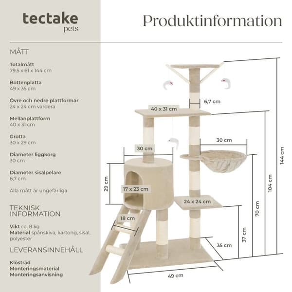 Klösträd Dominik - beige