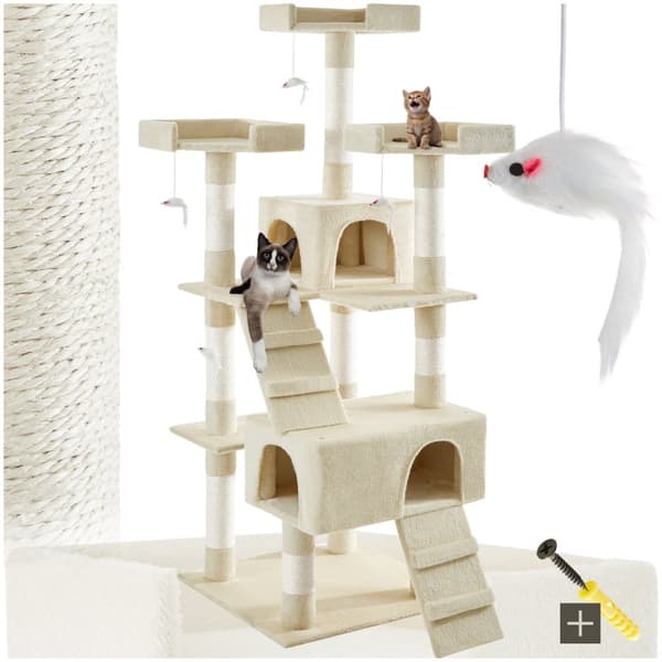 Katt klösträd, klösmöbel Barney - beige
