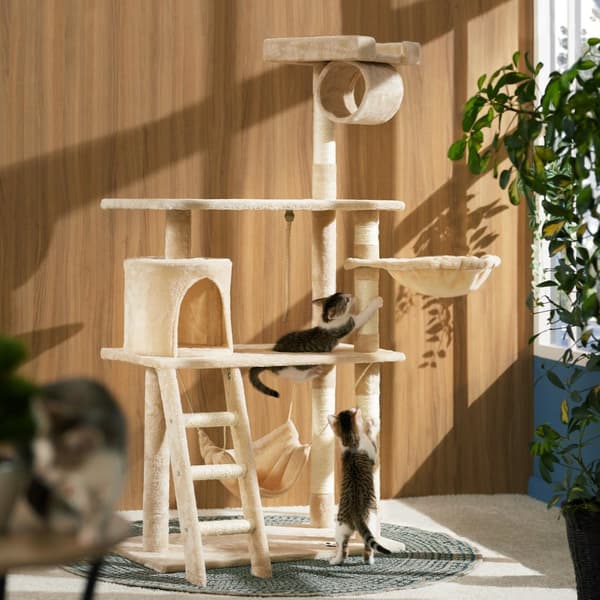 Katt klösträd, Martin - beige