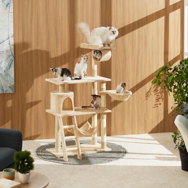 Katt klösträd, Martin - beige