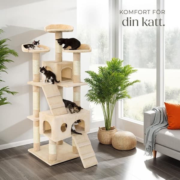Katt klösträd, klösmöbel Mogli - beige