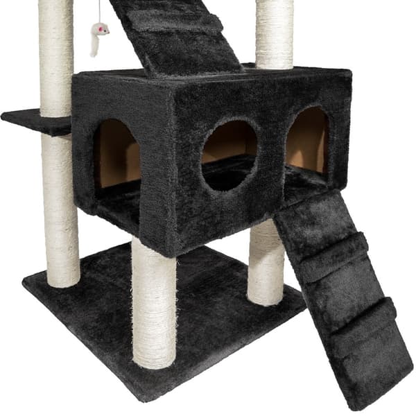 Klösträd katt Knuti - svart