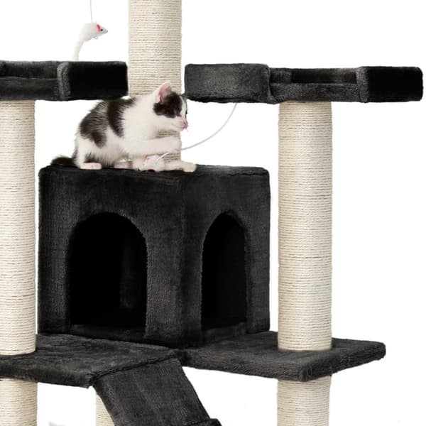 Klösträd katt Knuti - svart