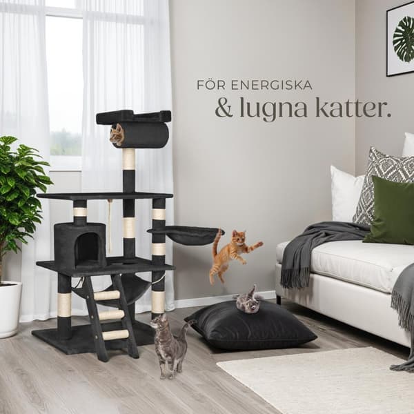 Katt klösträd, klösmöbel Sabrina - svart
