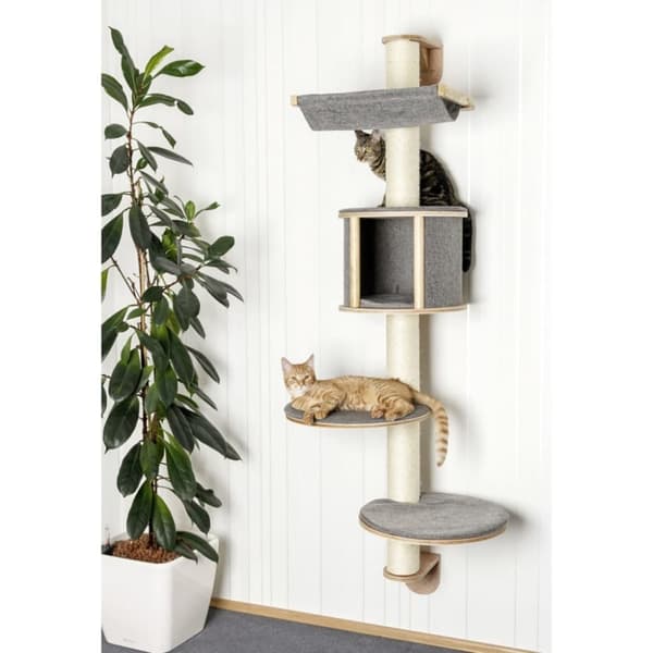 Kerbl vægmonteret kradsetræ Dolomit Tofana grå 168 cm 81540