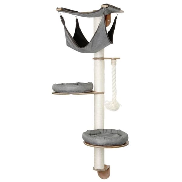 Kerbl vægmonteret kradsetræ Dolomit 2.0 Tofana grå 160 cm 81545