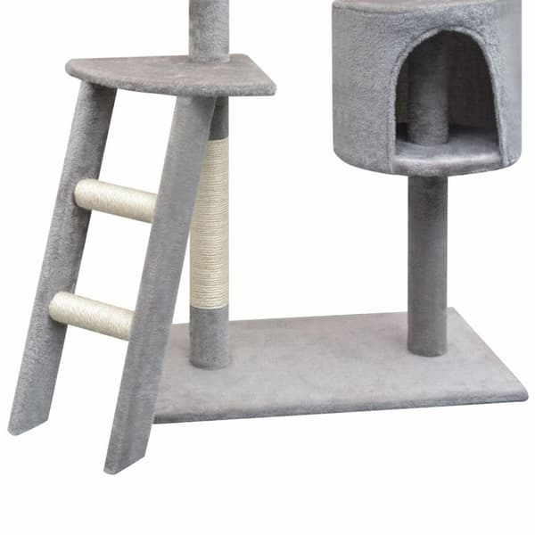 vidaXL kradsetræ til katte med sisal 150 cm grå