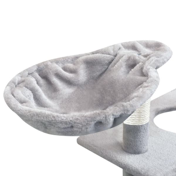vidaXL kradsetræ til katte med sisal 150 cm grå