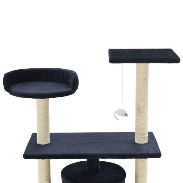 vidaXL Katt Klösträd med klöspelare och 95 cm mörkblå