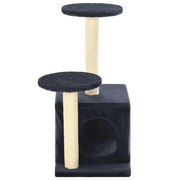 vidaXL Katt Klösträd med klöspelare i sisal 60 cm mörkblå