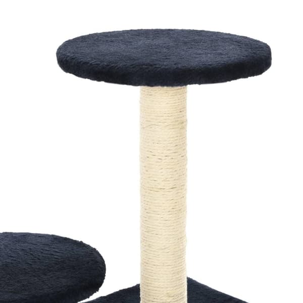 vidaXL Katt Klösträd med klöspelare i sisal 60 cm mörkblå