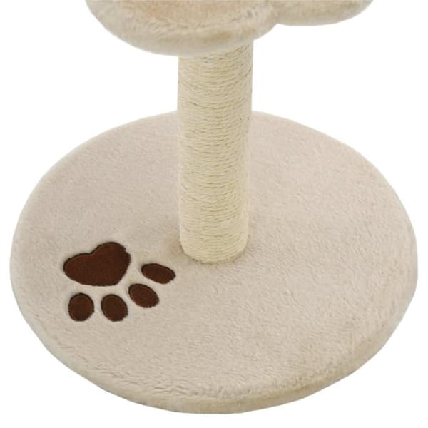 vidaXL Katt Klösträd med klöspelare i sisal 40 cm beige och brun