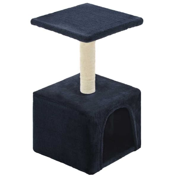 vidaXL kradsetræ til katte med sisal-kradsestolper 55 cm mørkeblå