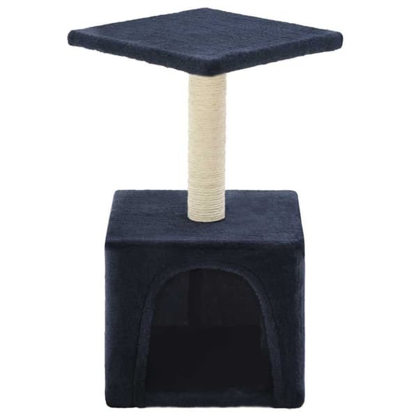 vidaXL kradsetræ til katte med sisal-kradsestolper 55 cm mørkeblå