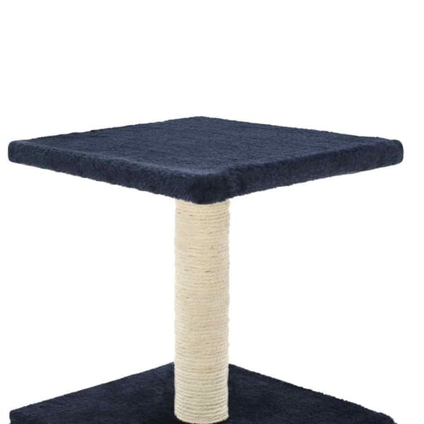 vidaXL kradsetræ til katte med sisal-kradsestolper 55 cm mørkeblå