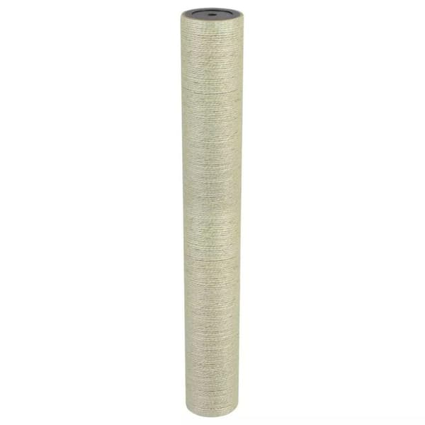 vidaXL Klöspelare för katt 8x60 cm 8 mm beige