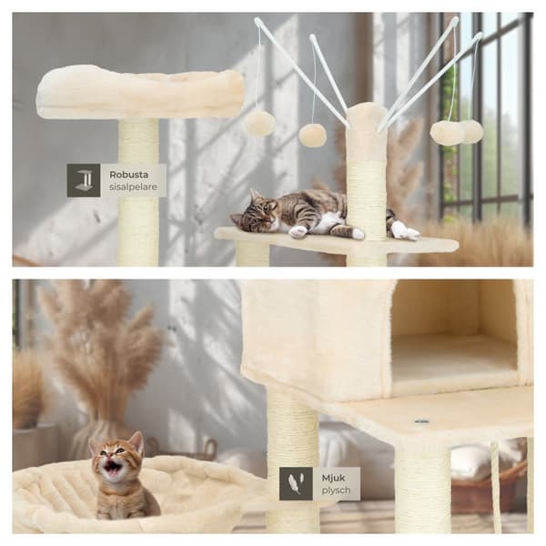 Katt klösträd, klösmöbel Lilou - beige