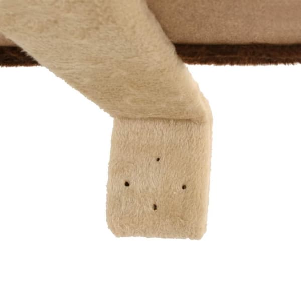 vidaXL Kattetre med klorestolper i sisal veggmontert 194 cm