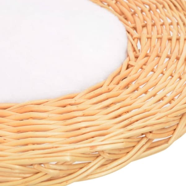 vidaXL Katt Klösträd med klöspelare i sisal & naturlig pil