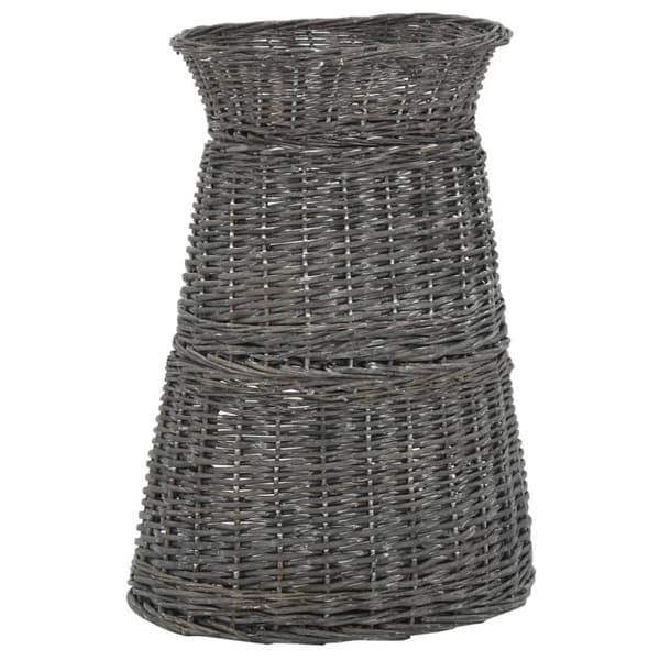 vidaXL kattekurve hynder 3 stk. 47 x 34 x 60 cm naturligt piletræ grå