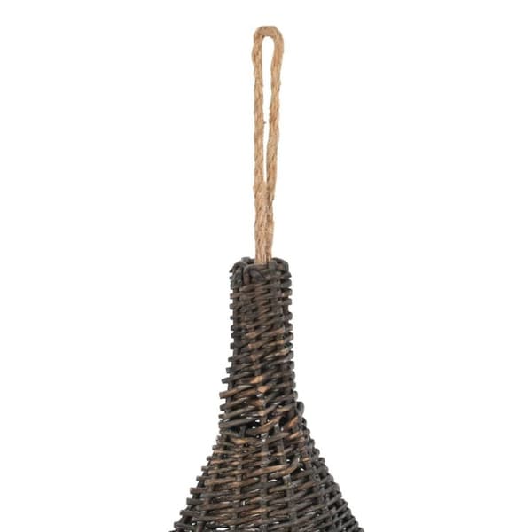 vidaXL Kattkoja med dyna grå 40x60 cm naturlig pil tipi