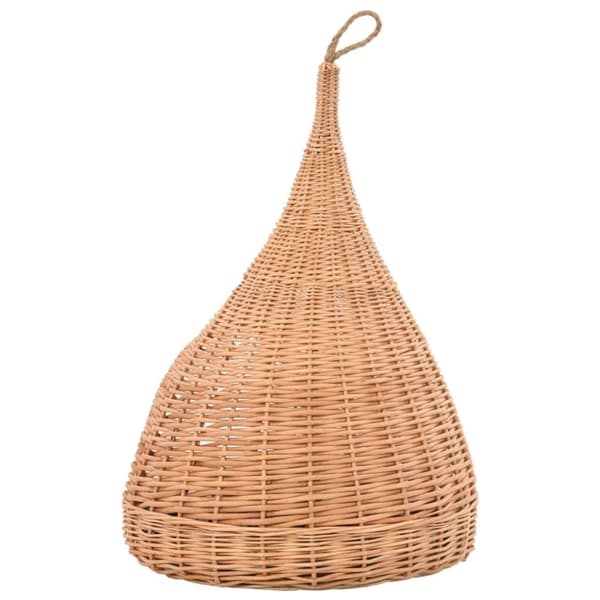 vidaXL Kattkoja med dyna 40x60 cm naturlig pil tipi
