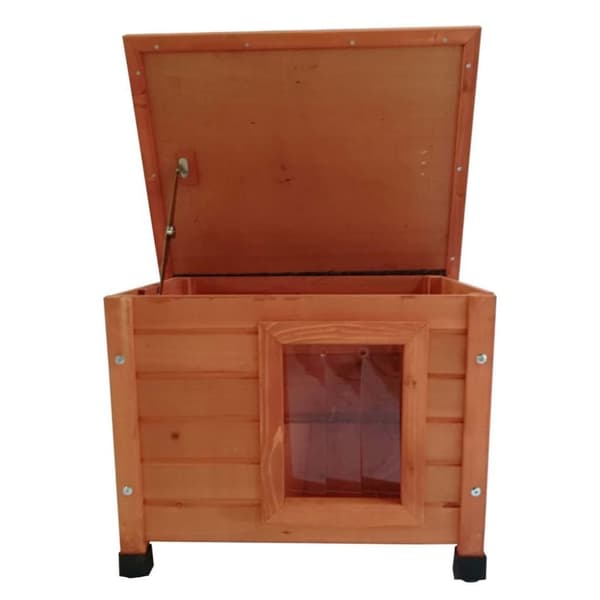 @Pet @Pet @Pet Kissan ulkokoppi 57x45x43 cm puu ruskea