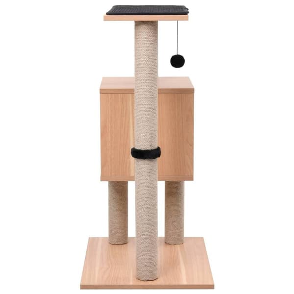 vidaXL Kattetre med klorematte i sisal 82 cm