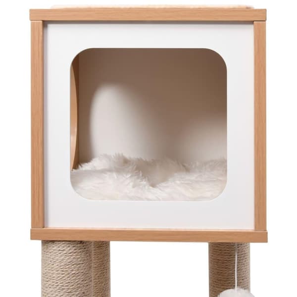 vidaXL Katt Klösträd med klösmatta i sisal 90 cm