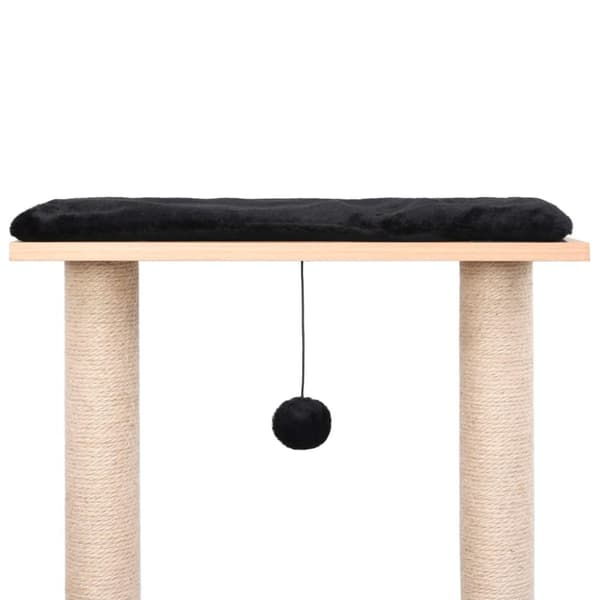 vidaXL Katt Klösträd med klösmatta i sisal 129 cm