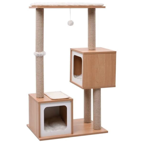 vidaXL Kissan kiipeilypuu sisal-raapimismatolla 104 cm