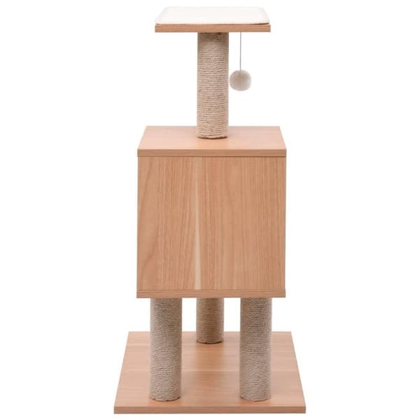 vidaXL Kissan kiipeilypuu sisal-raapimismatolla 82 cm