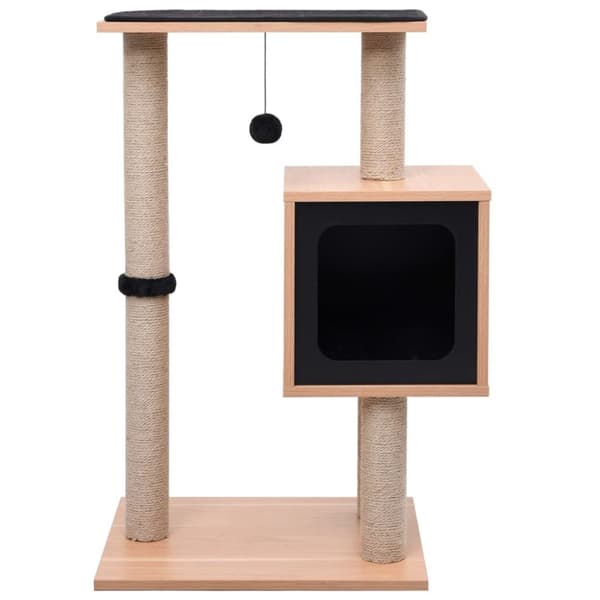 vidaXL Kissan kiipeilypuu sisal-raapimismatolla 82 cm