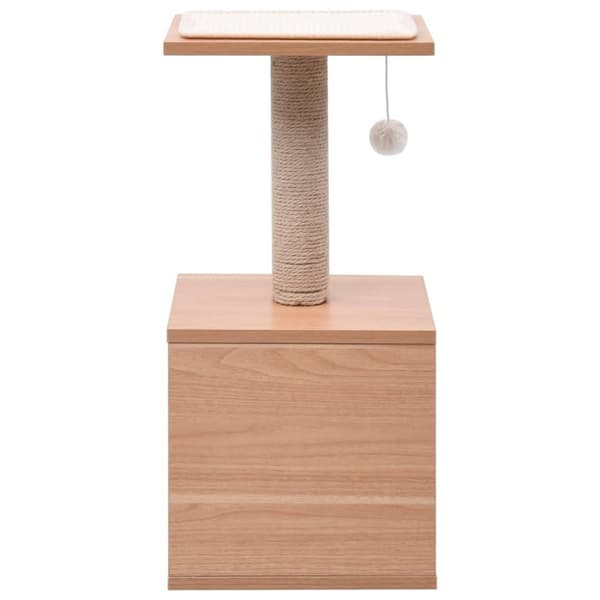 vidaXL Kissan kiipeilypuu sisal-raapimismatolla 62 cm