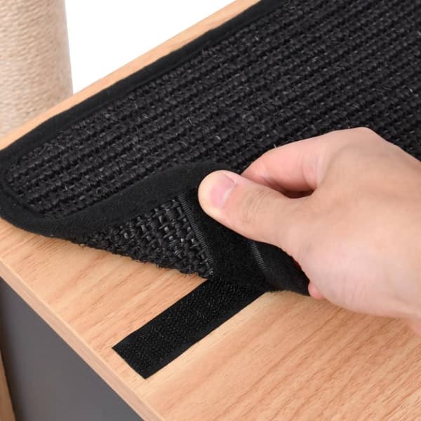 vidaXL kradsetræ med kradsemåtte sisal 129 cm