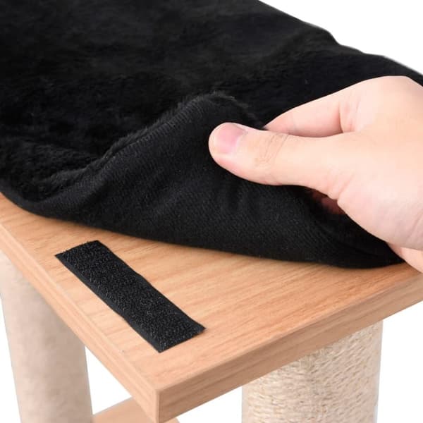vidaXL kradsetræ med kradsemåtte sisal 129 cm