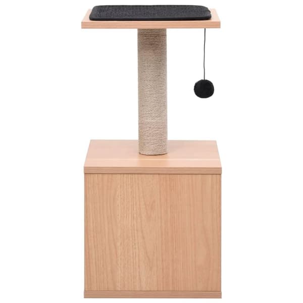 vidaXL Kissan kiipeilypuu sisal-raapimismatolla 62 cm