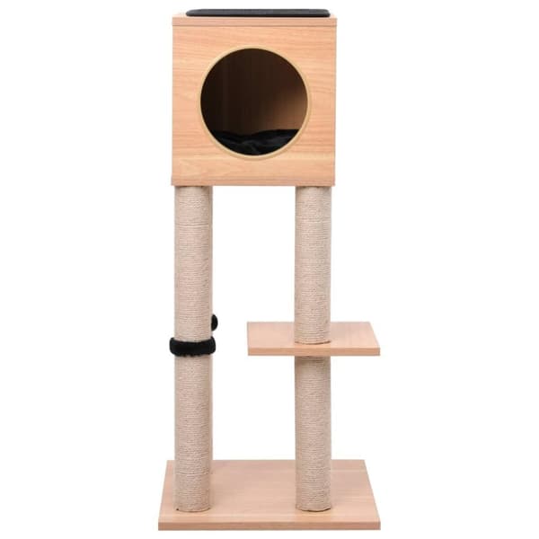 vidaXL Kissan kiipeilypuu sisal-raapimismatolla 90 cm