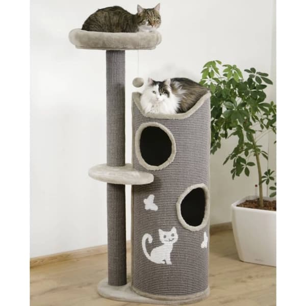 Kerbl kradsetræ til katte Tiana 130 cm grå
