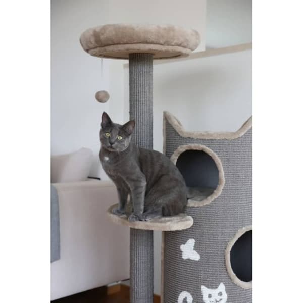 Kerbl kradsetræ til katte Tiana 130 cm grå